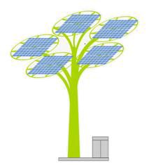 GPTS High MSK 02 Solar Tree