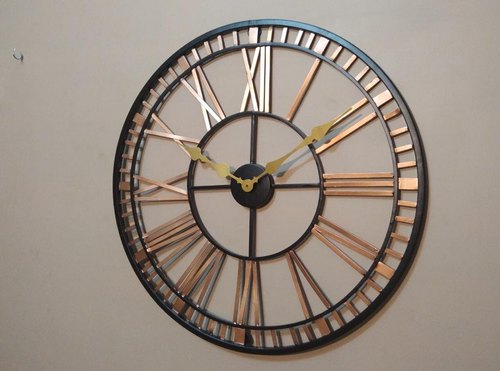 Round Metal Wall Clock