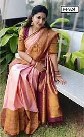 Pink Kanjivaram Soft Silk Saree