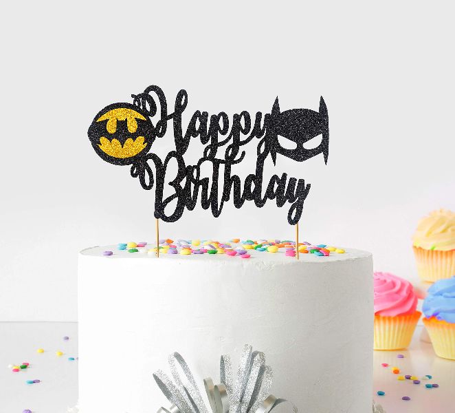 Batman Happy Birthday Cake Topper