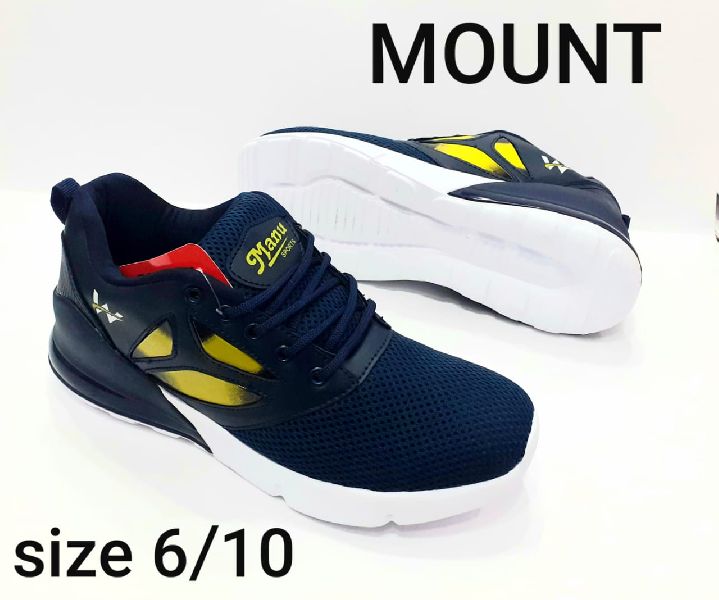 Mount Navy Yellow Sports Shoes