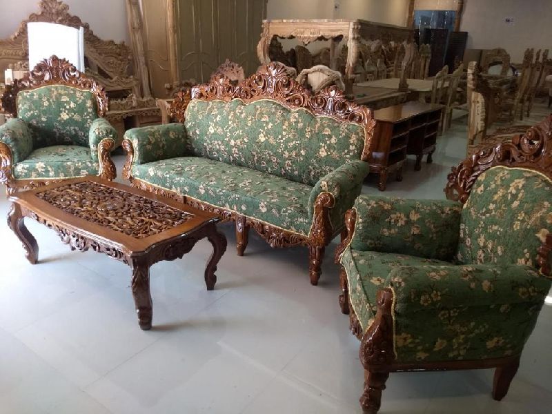 Antique Wooden Sofa Set