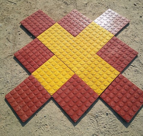 Outdoor Chequered Tiles
