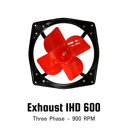 Three Phase IHD 600 Heavy Duty Exhaust Fan