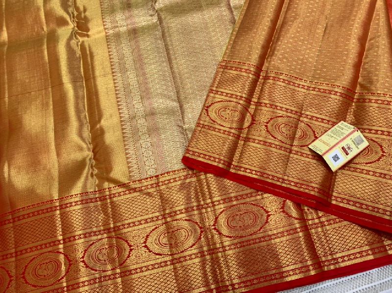 Golden bridal Silk sarees