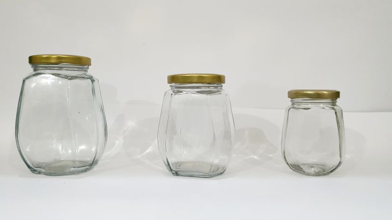 Lug Cap Honey Optra Glass Jar
