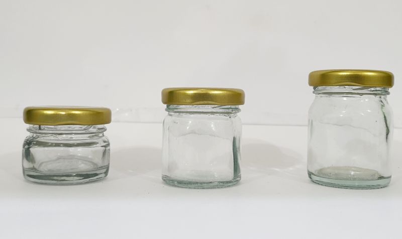 Lug Cap Round Glass Jar