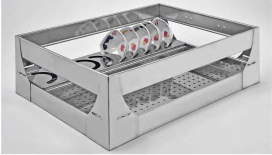 Stainless Steel Elegant Series Bowl Basket