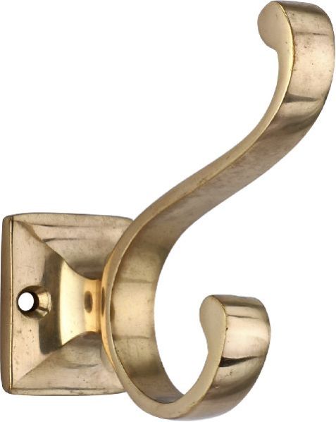 Brass coat hook