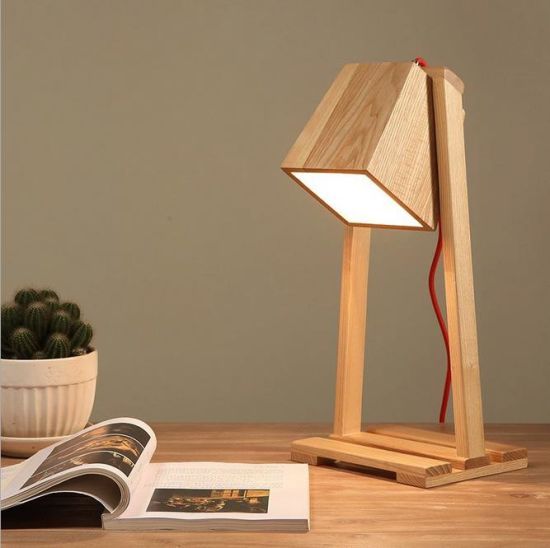 Wooden Table Lamp