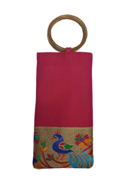 Paithani Bangle Mobile Cover Pink