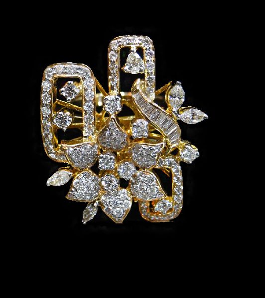 Ice Cube Diamond Ring