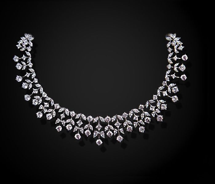Round Solitaire Diamond Necklace