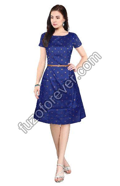 Blue Isha 222 Designer Dress