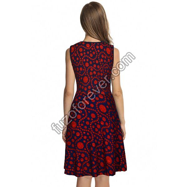 Red Fiza Designer Dress
