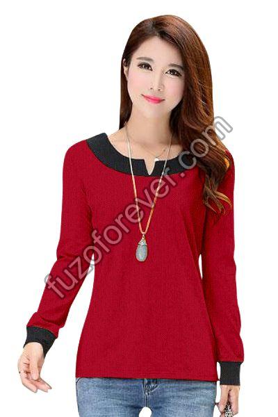 Red Tipsy 181 Top