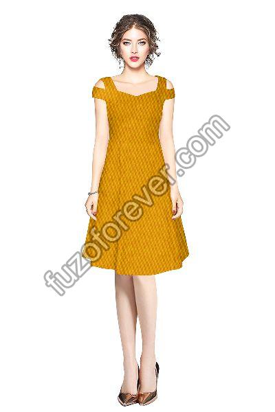 Yellow Isha 205 Designer Dress