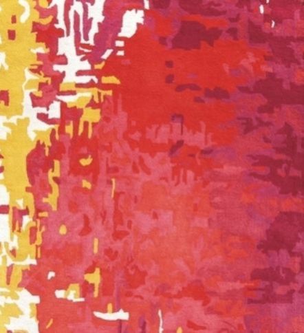 Multicolor Decorative Wool Carpet