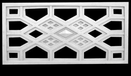 2X1 Feet Rectangle Concrete Jali