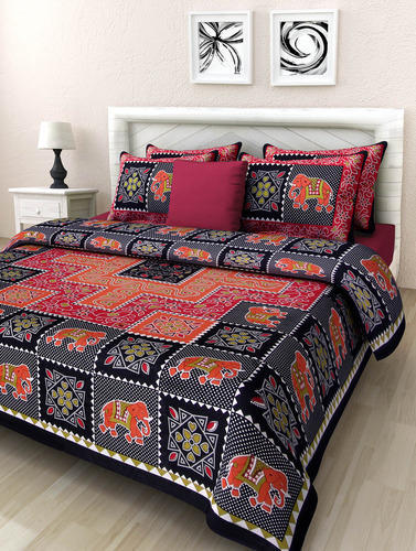 Jaipuri Print Bed Sheet
