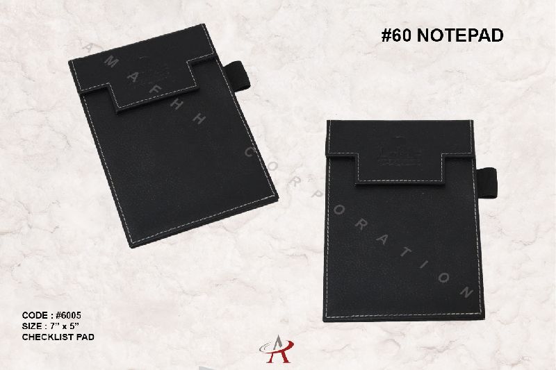 Checklist Writing Pad Black