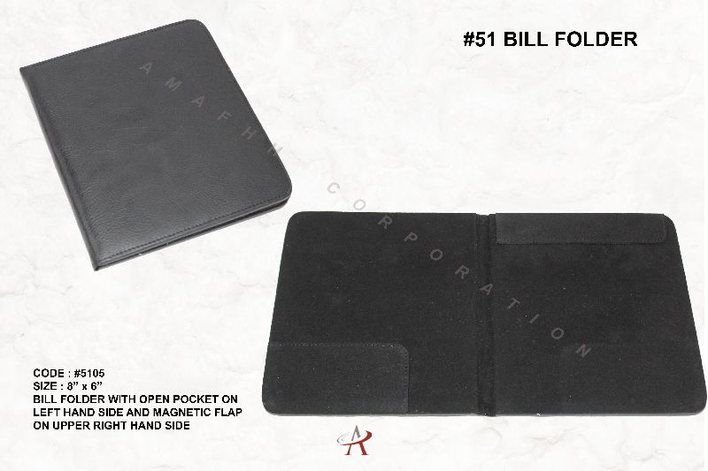 Leatherette Bill Folder