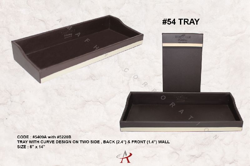 Leather Minibar Tray