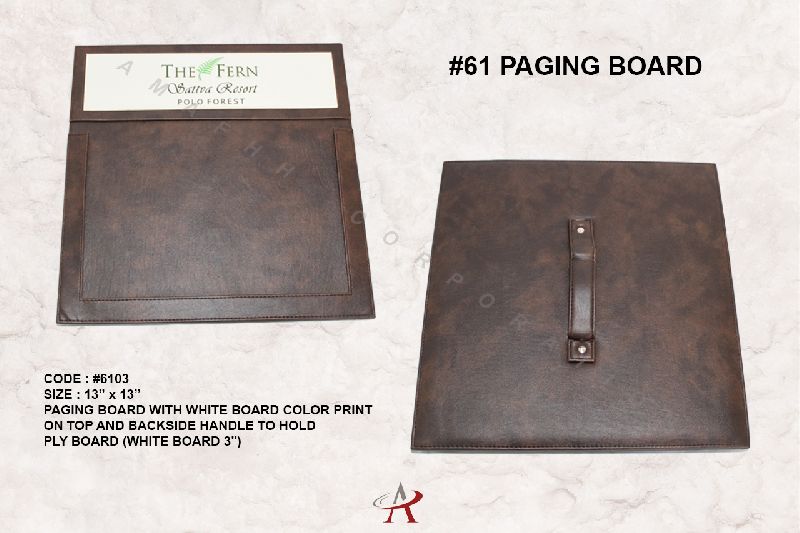 Leatherette Paging Board