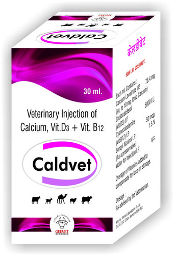 Calcium, Vitamin D3 B12 Injection