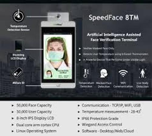 SpeedFace 8TM Biometric Face Recognition Time Attendance System