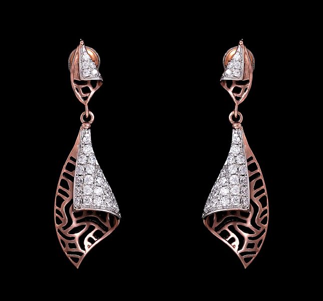 Diamond Hanging Earrings