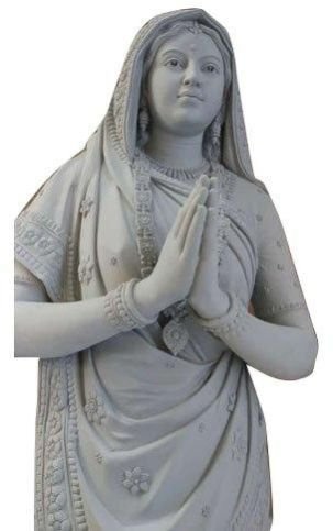 Marble Indian Lady Statue