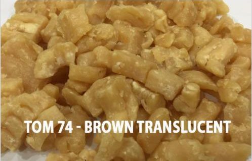 TOM 74 Brown Translucent Soap Noodles