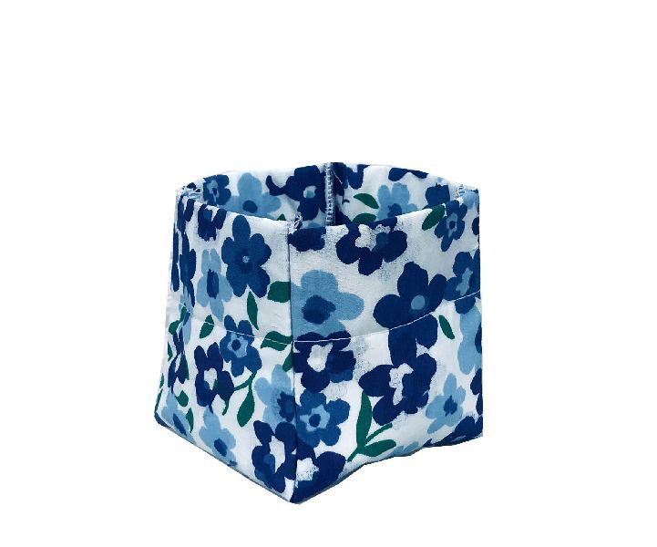 3×3 Inch Blue Flower Fields Pot Cover