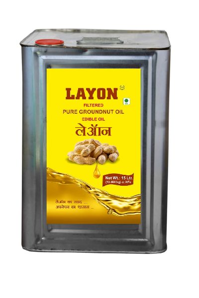 15 Ltr. Layon Pure Filtered Groundnut Oil