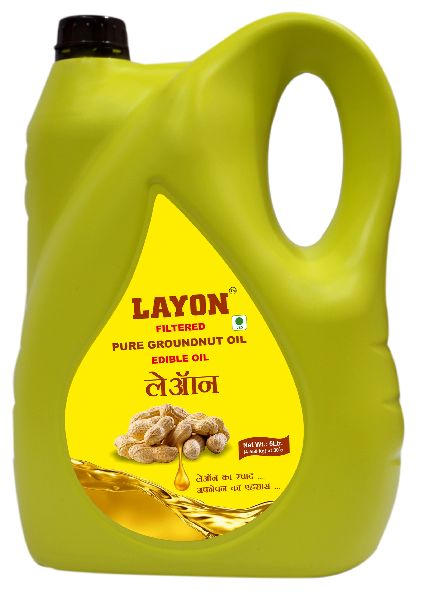 5 Ltr. Layon Pure Filtered Groundnut Oil