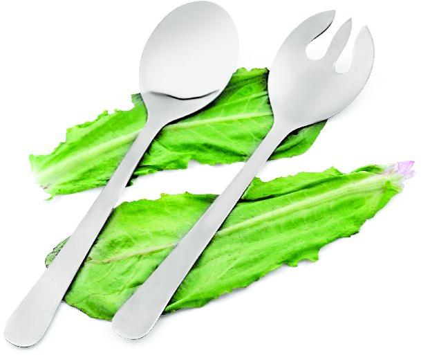 Stainless Steel Salad Server Fork &  Spoon Set