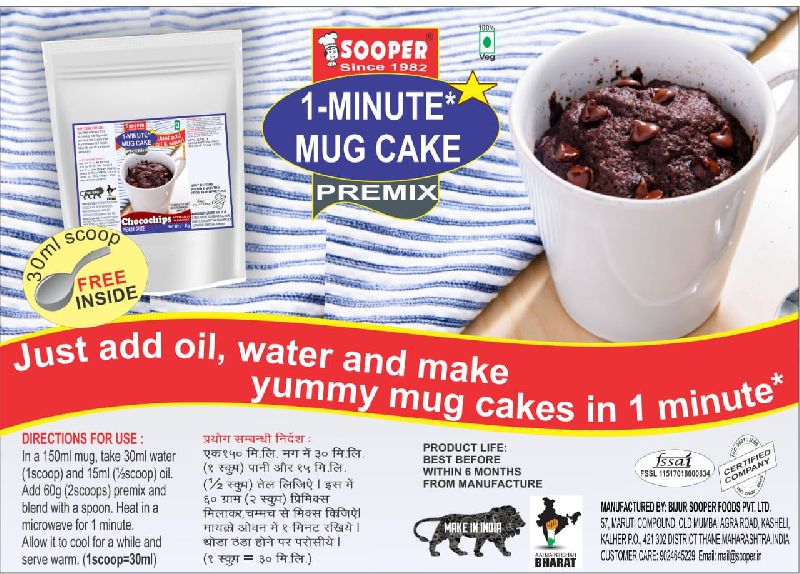 Choco Chips Mug Cake Premix