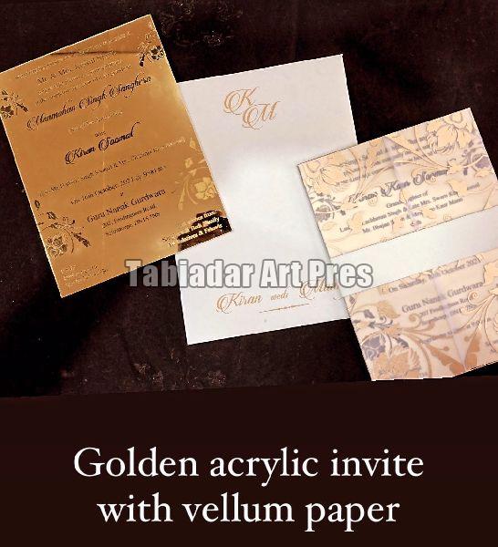 Paper Wedding Card
