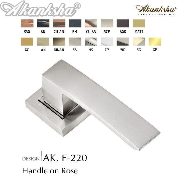 F-220 Brass Door Handle