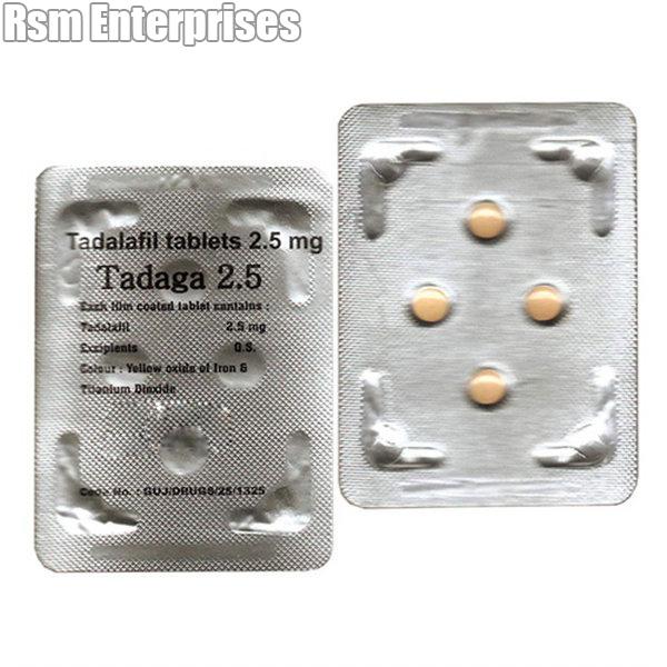 Tadaga 2.5 Tablets (Tadalafil 2.5mg)