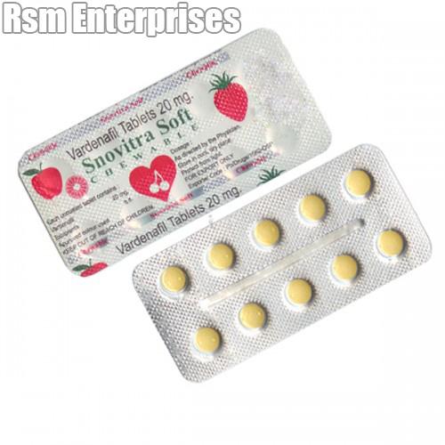 Snovitra Soft Chewable Tablets (Vardenafil 20mg)