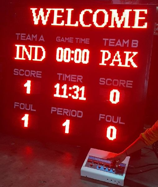 MS Powder Coated Digital LED Cricket Football Hockey Score Board at Rs  12000/piece in New Delhi