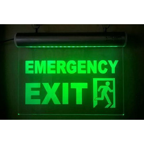 LED Emergency Exit Sign Boards