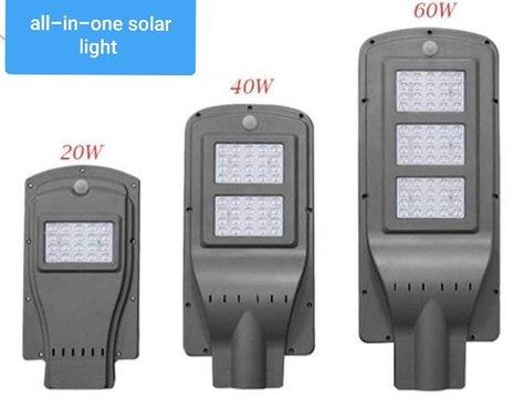 30W to 60W All In One Solar LED Street Light