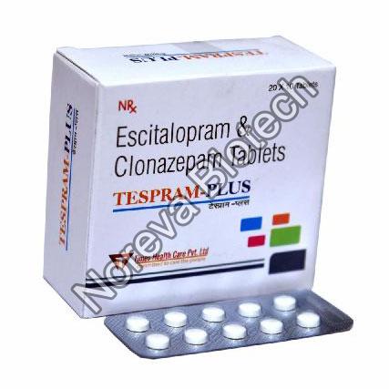 Escitalopram Clonazepam Tespram-Plus Tablets