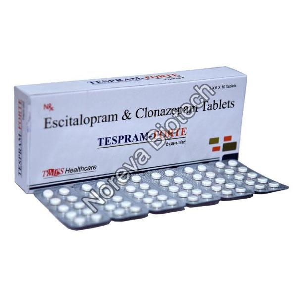Escitalopram Clonazepam Tespram-Forte Tablets