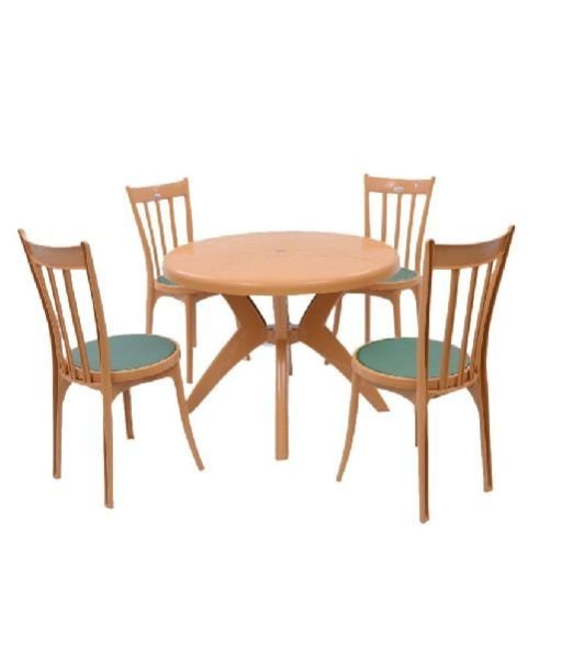 plastic dining table set 4 seater
