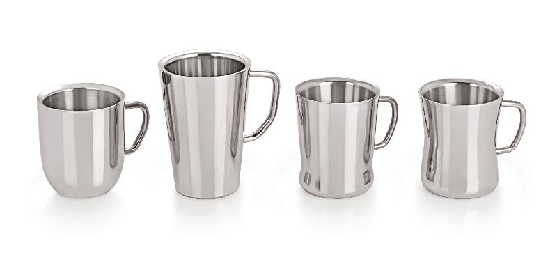 Stainless Steel Double Wall Mugs
