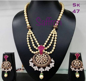 Bhavis Designer Necklace Set SK0047